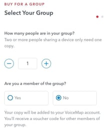 Select buy for group - 2